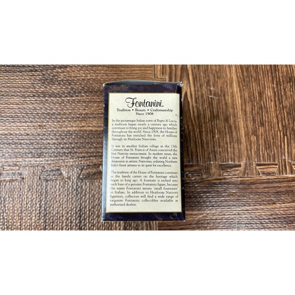 Fontanini Depose Italy "Judah" 5 inches Figurine Open Box & Story Card NEW - Picture 5 of 9